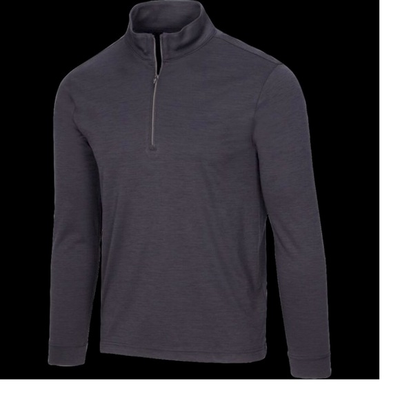 Greg Norman Women's Utility 1/4 Zip Color BLACK HEATHER Size M (New). - Picture 1 of 9